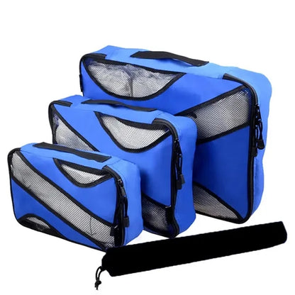 Custom 4 Set Durable Travel Luggage Packing Organizers