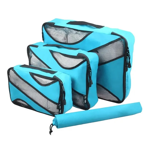 Custom 4 Set Durable Travel Luggage Packing Organizers