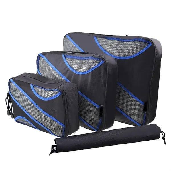 Custom 4 Set Durable Travel Luggage Packing Organizers