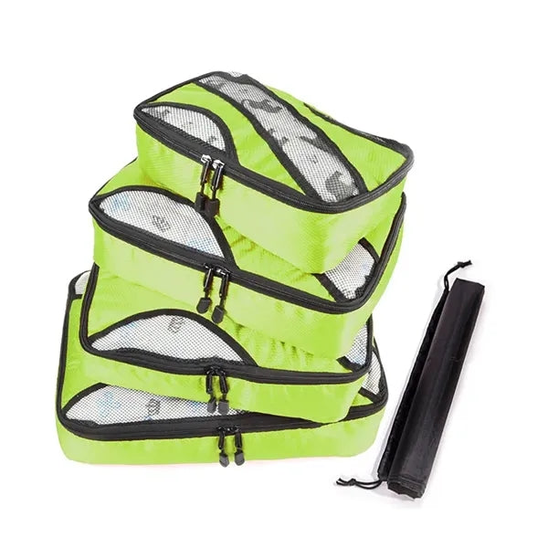 Custom 4 Set Durable Travel Luggage Packing Organizers
