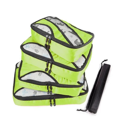 Custom 4 Set Durable Travel Luggage Packing Organizers