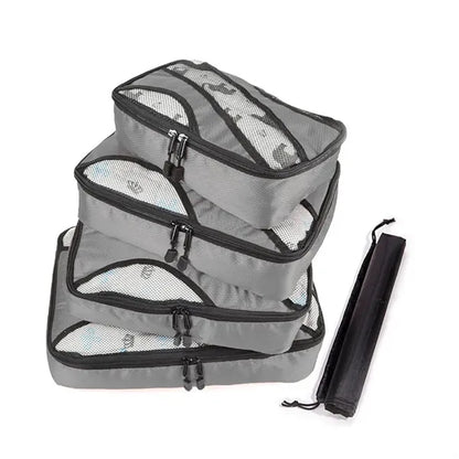 Custom 4 Set Durable Travel Luggage Packing Organizers