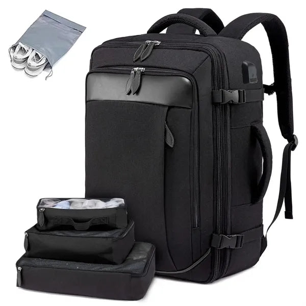 40L Airline Approved Travel Backpacks with 3 Packing Cubes
