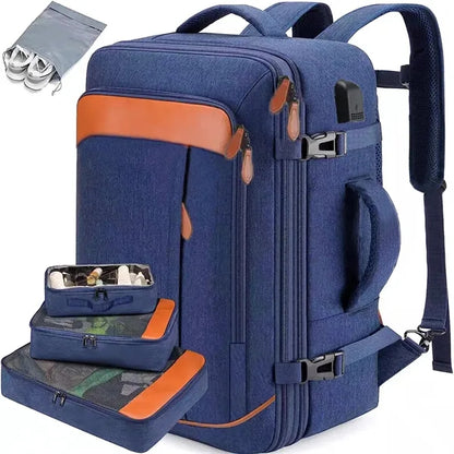 40L Airline Approved Travel Backpacks with 3 Packing Cubes