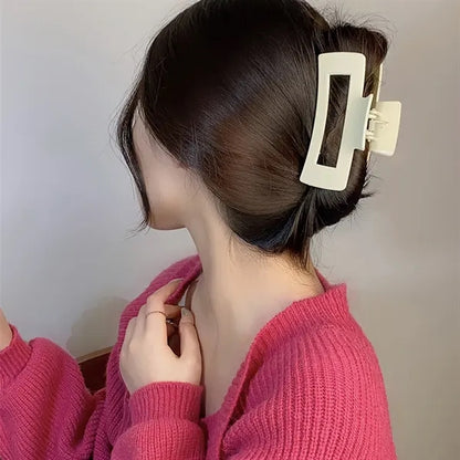 Simple Design Portable Temperament Frosted Shark Hairpin