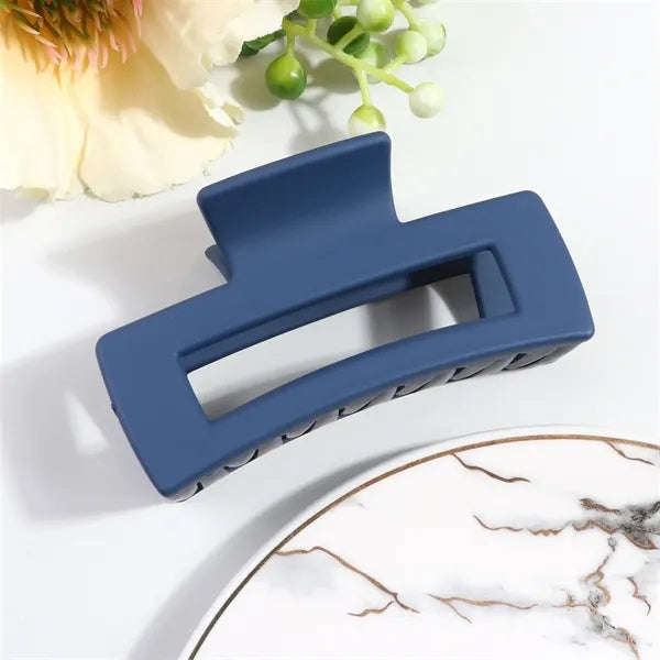 Simple Design Portable Temperament Frosted Shark Hairpin