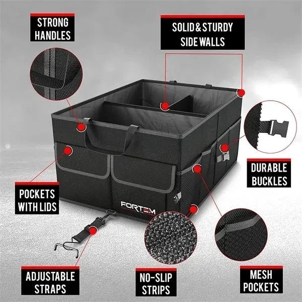 Trunk Organizer for SUV Truck And Car Large