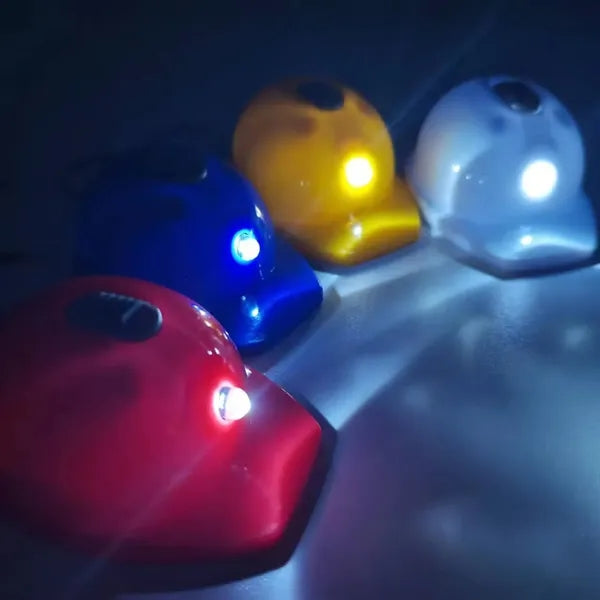 Flashlight Helmet Keychain With Bottle Opener