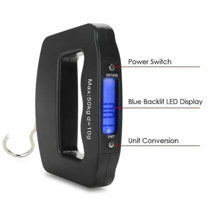 Portable Luggage Scale LCD Electronic Travel Digital Weighs