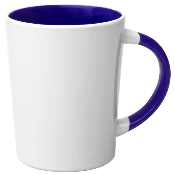 13 oz. Albany Two Tone Latte Custom Ceramic Mugs