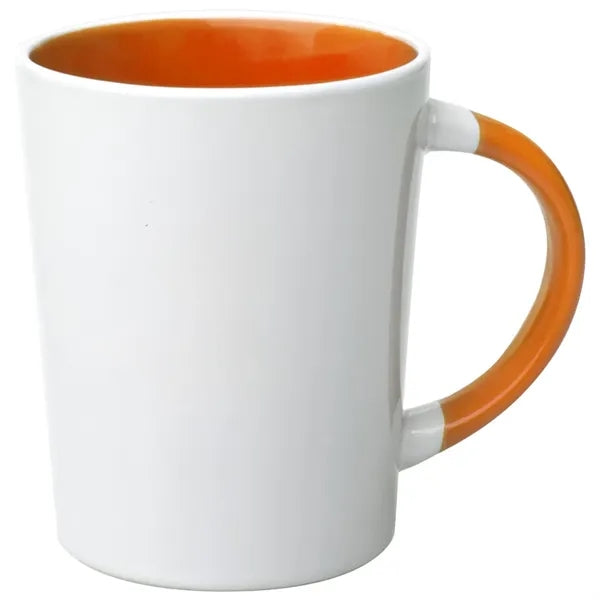 13 oz. Albany Two Tone Latte Custom Ceramic Mugs