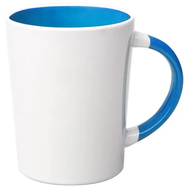 13 oz. Albany Two Tone Latte Custom Ceramic Mugs