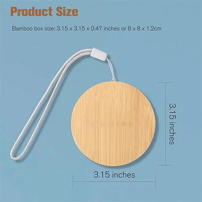 Multi USB Adapter Kit Fast Charging Cable Bamboo Storage Box