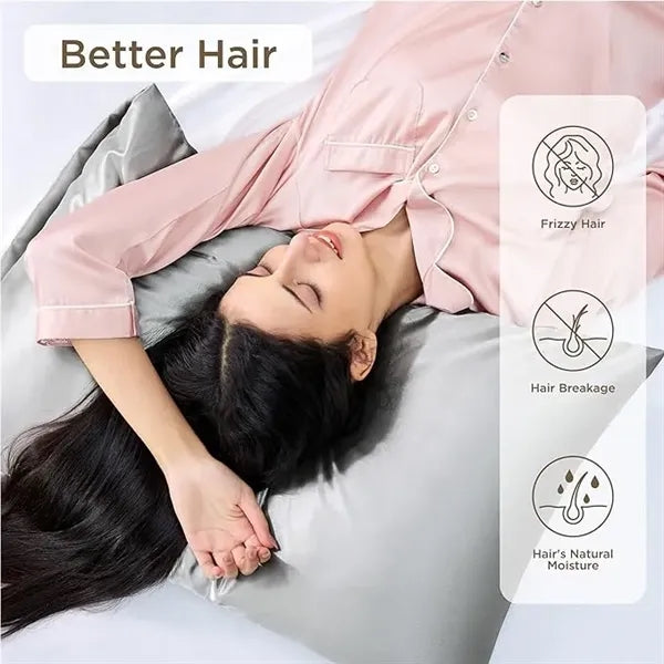Satin Pillowcase for Hair and Skin Standard
