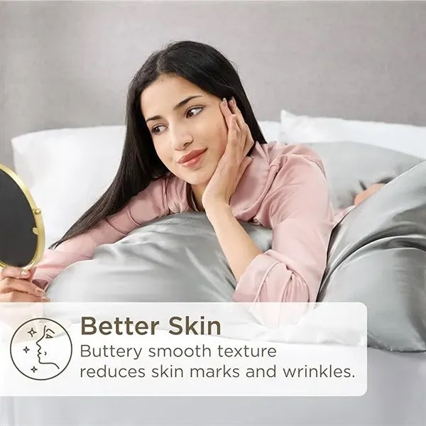 Satin Pillowcase for Hair and Skin Standard