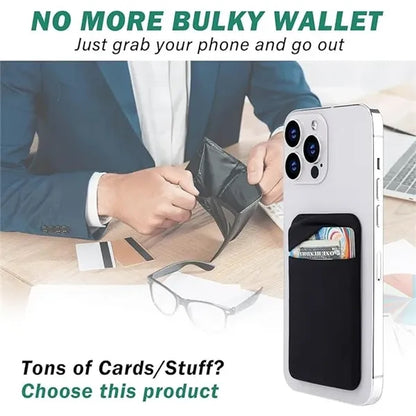 Cell Phone Card Holder Pocket for Back of