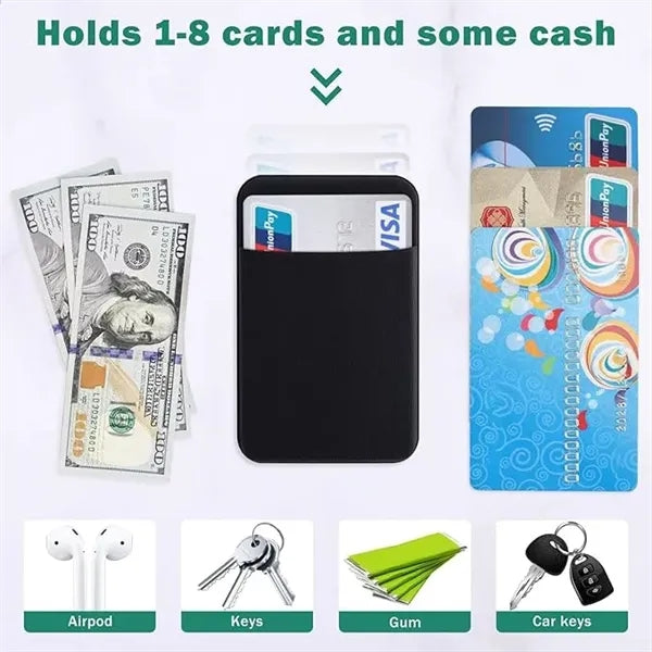Cell Phone Card Holder Pocket for Back of