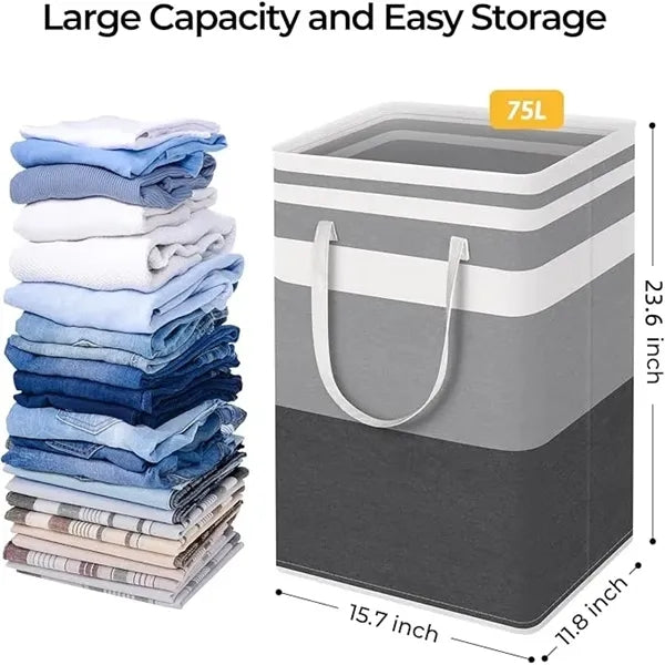 Waterproof Freestanding Laundry Hamper 75L