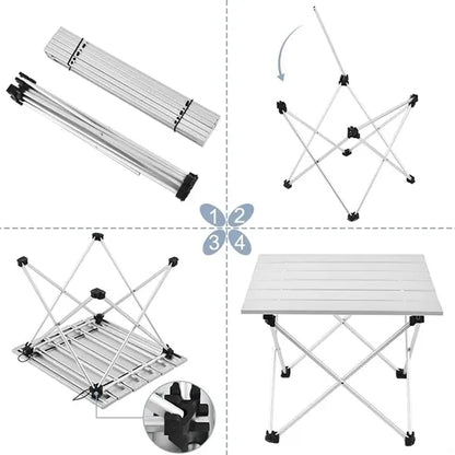 Foldable Aluminum Camping Table