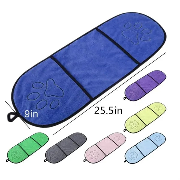 Pet Bath Towel with Pockets