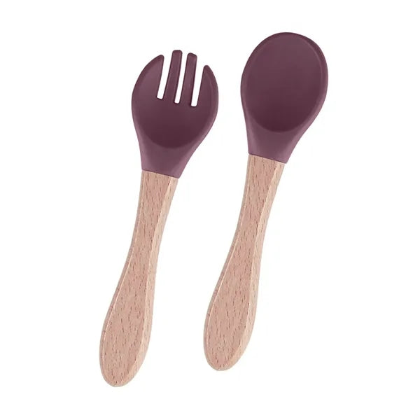 Baby Feeding Spoons With Soft Curved Silicone Tips
