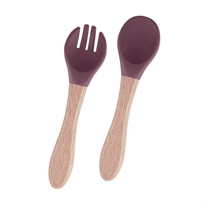 Baby Feeding Spoons With Soft Curved Silicone Tips