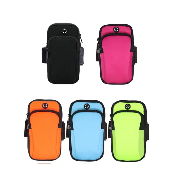 Fitness Arm Band Outdoor Sports Storage Pouch Running