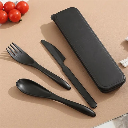 Eco Friendly Wheat Straw Cutlery Set Travel Picnic Camping