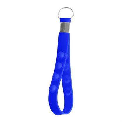 Push Pop Stress Reliever Keychain Silicone Wrist Strap