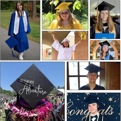 Tassel Matte Graduation Cap For High School Bachelor