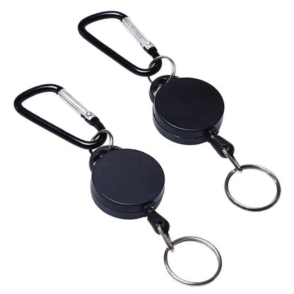 Outdoor Key Chain With Hook Frosted Extendable Portable