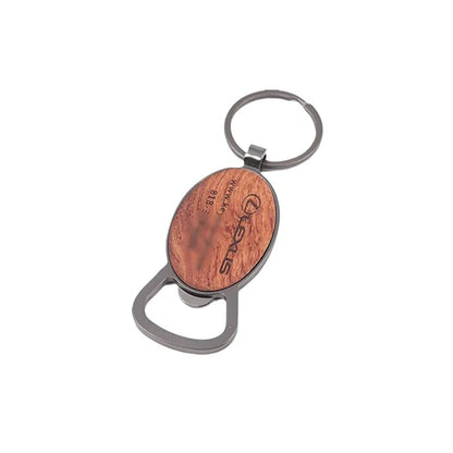 Wooden Bottle Opener Keychains Creative And Personalized