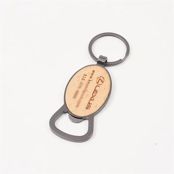 Wooden Bottle Opener Keychains Creative And Personalized