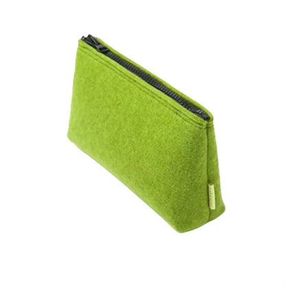 Portable Felt Pencil Bag Stationery Storage Zipper Pouch