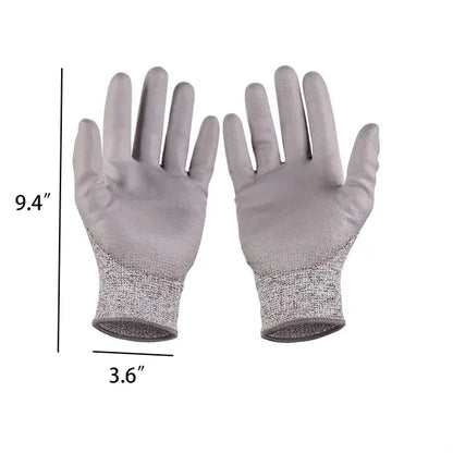 HPPE Anti Cutting Latex Safety Men Working Gloves