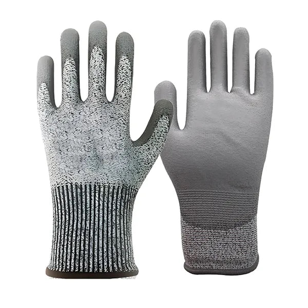 HPPE Anti Cutting Latex Safety Men Working Gloves