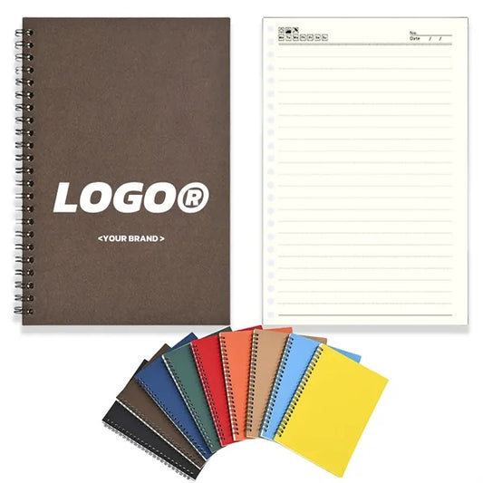 Customized Business Simple Kraft Paper Diary Coil Notebook