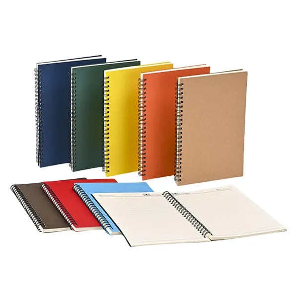 Customized Business Simple Kraft Paper Diary Coil Notebook