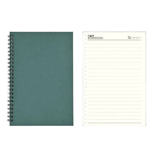 Customized Business Simple Kraft Paper Diary Coil Notebook