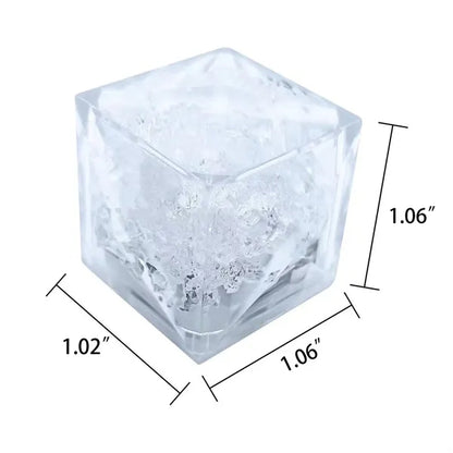 Waterproof LED Light-Up Ice Cubes Color Changing Party Decor
