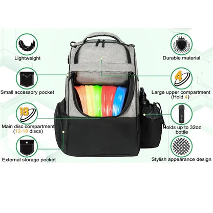 Durable Large Capacity Disc Golf Backpack Sports Bag