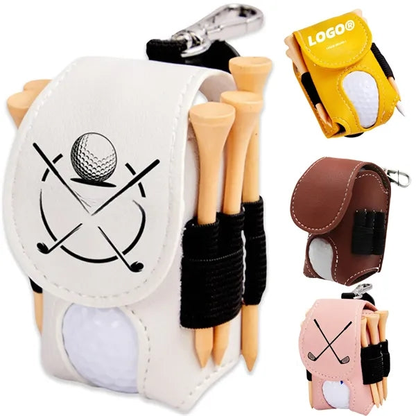 Outdoor Portable Waist Hanging Golf Small Ball Bag