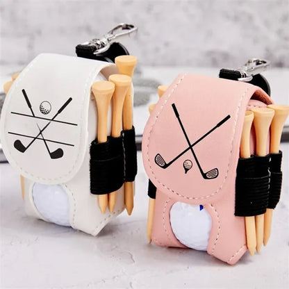 Outdoor Portable Waist Hanging Golf Small Ball Bag