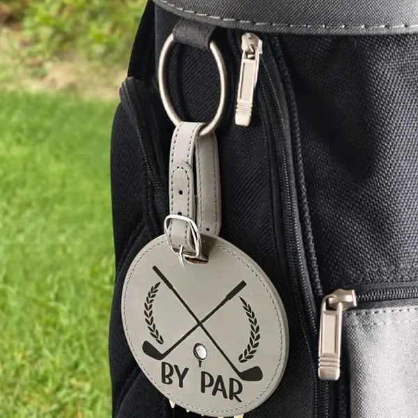 Golf Ball Nail Leather Waist Hanging Tee Storage Case