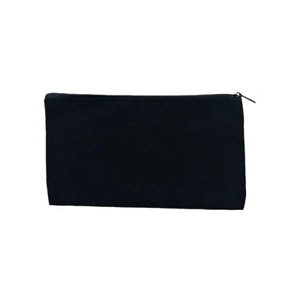 Customizable Blank Canvas Cosmetic Zipper Bag Pencil Case