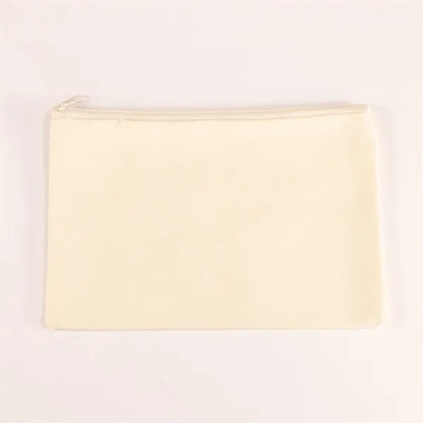 Customizable Blank Canvas Cosmetic Zipper Bag Pencil Case