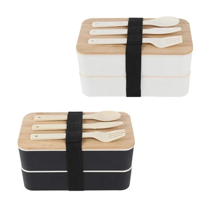 Generic Design Bento Box Bamboo Cover Eco Friendly Material
