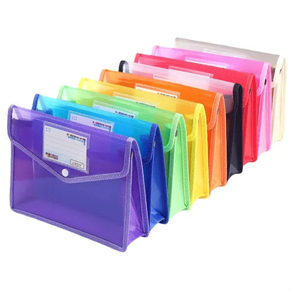 Waterproof Transparent  Mesh Zipper Data Storage Bag