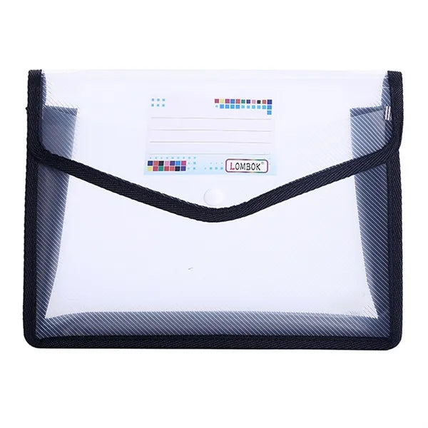 Waterproof Transparent  Mesh Zipper Data Storage Bag