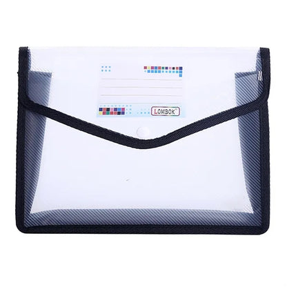 Waterproof Transparent  Mesh Zipper Data Storage Bag